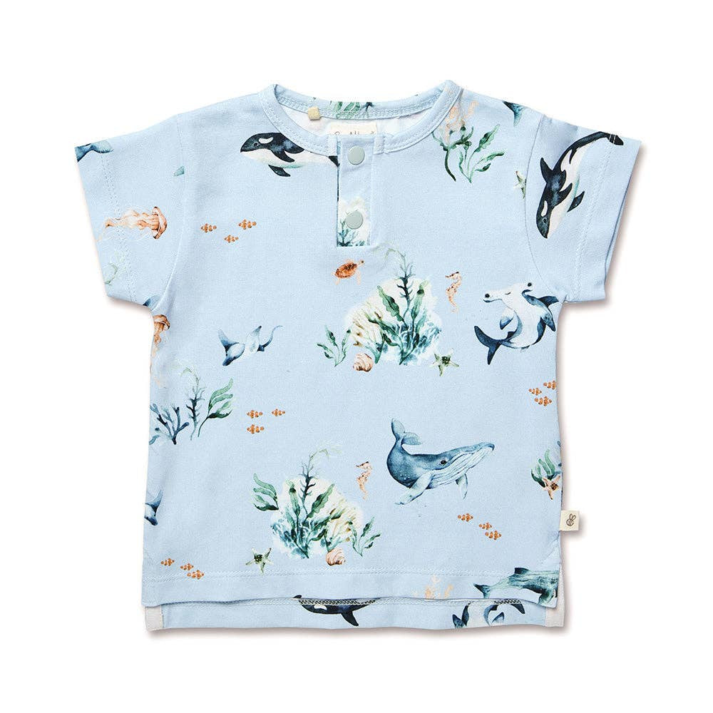 Blue Ocean Organic Short Sleeve Top