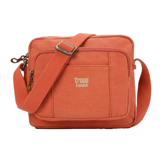 Classic Canvas Cross Body Bag Orange