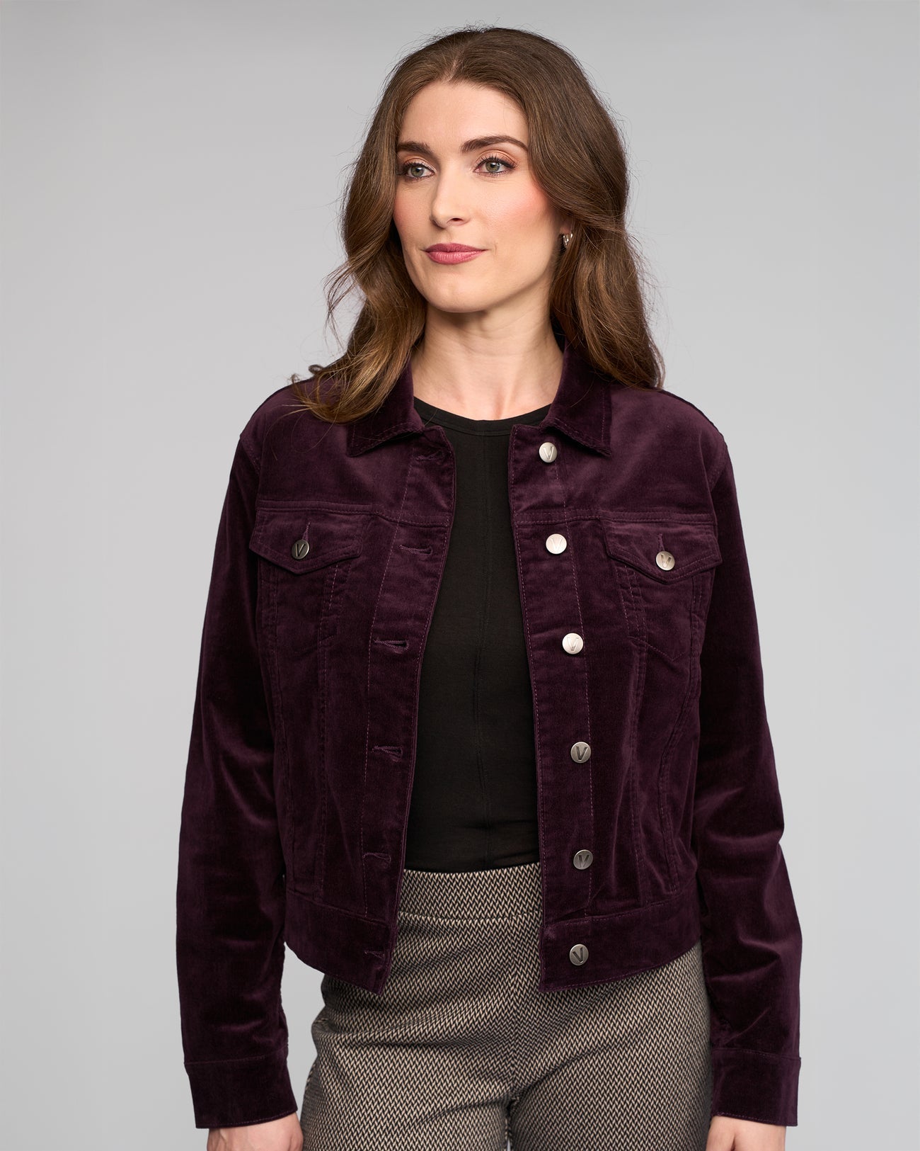 Core Cord Jacket Mulberry