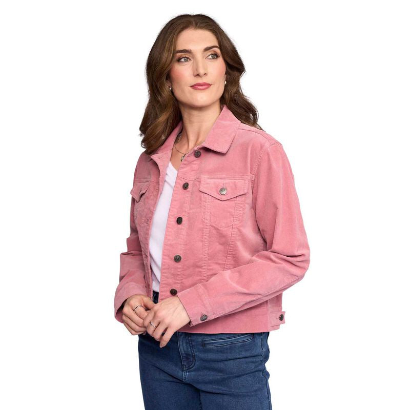 Core Cord Jacket Duskie Pink