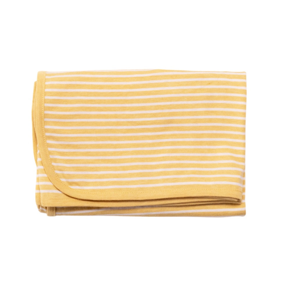Merino Organic Cotton Swaddle Blanket-Buttercup