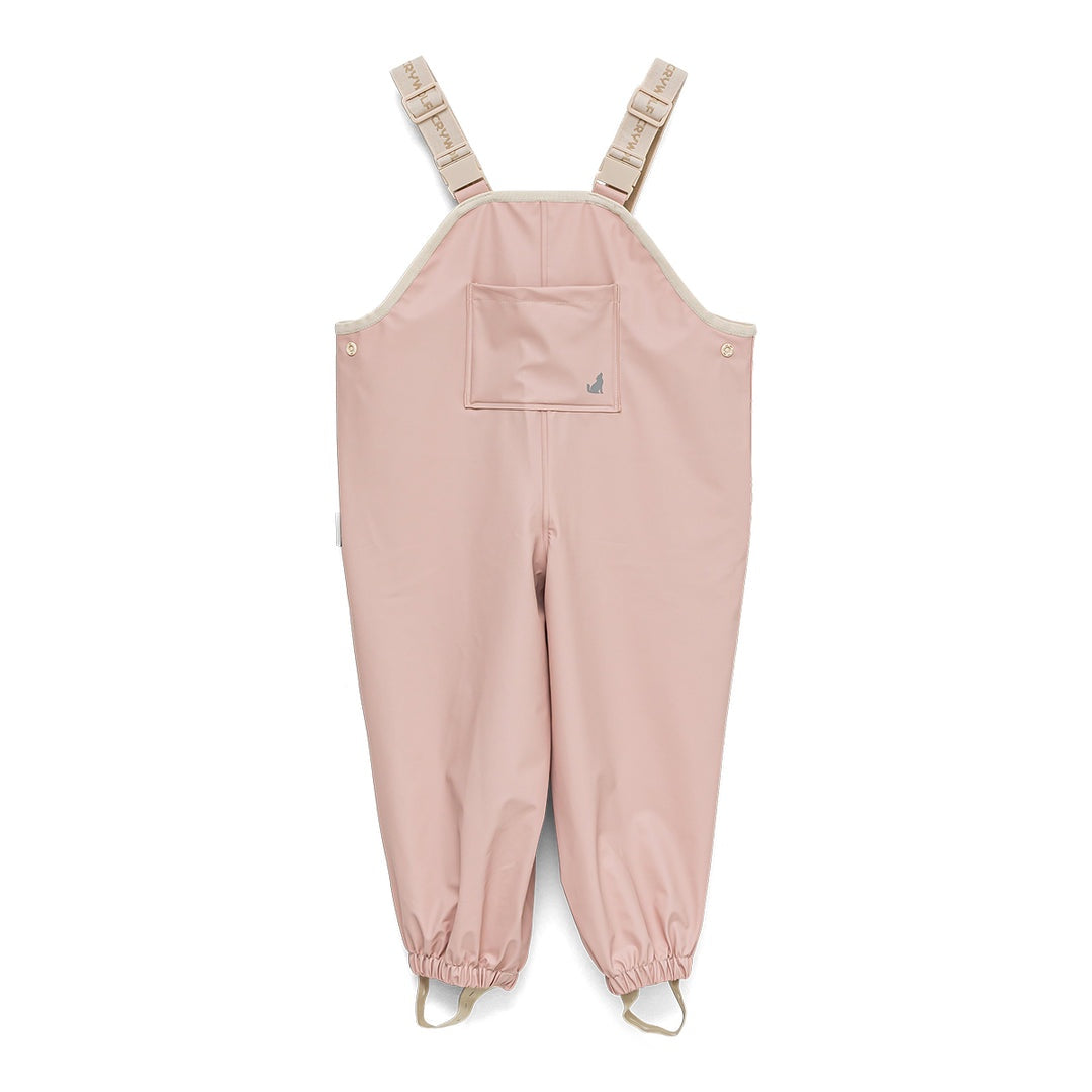 Crywolf Rain Overalls-Dusky Pink