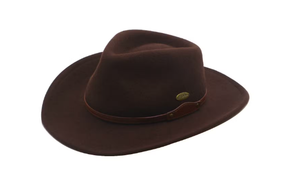 Brooklyn Wool Hat-Brown