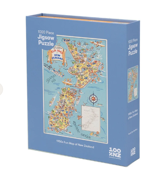 1950s Fun Map Jigsaw
