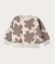 Sweatshirt - Mocha Floral