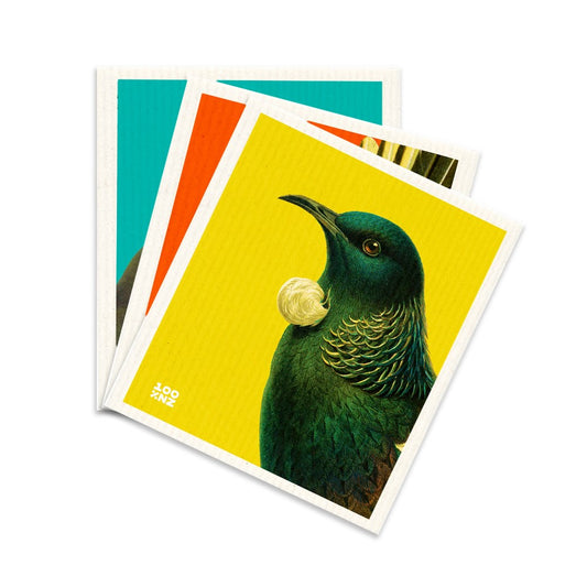 Swedish Dishcloth-Bright Birds