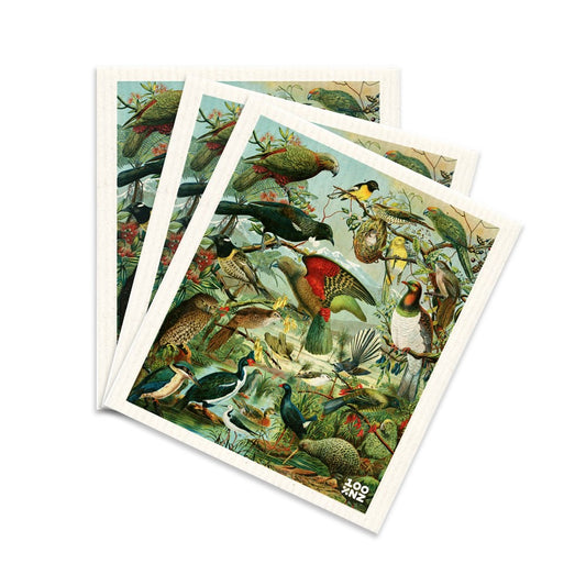 Swedish Dishcloth-Native Birds