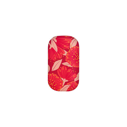 Bright Botanical Pohutukawa Trinket Box