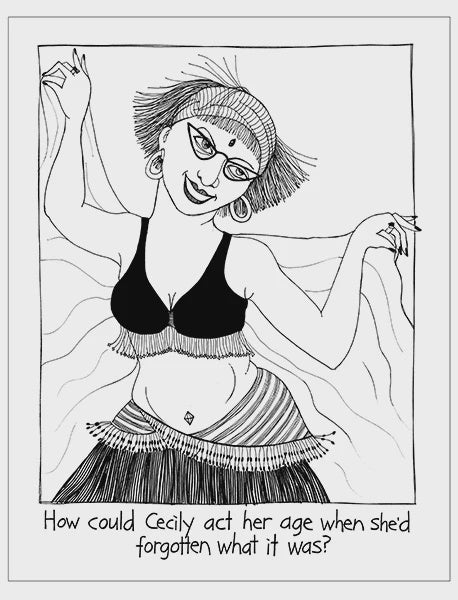 Cecily Tea Towel Act her Age