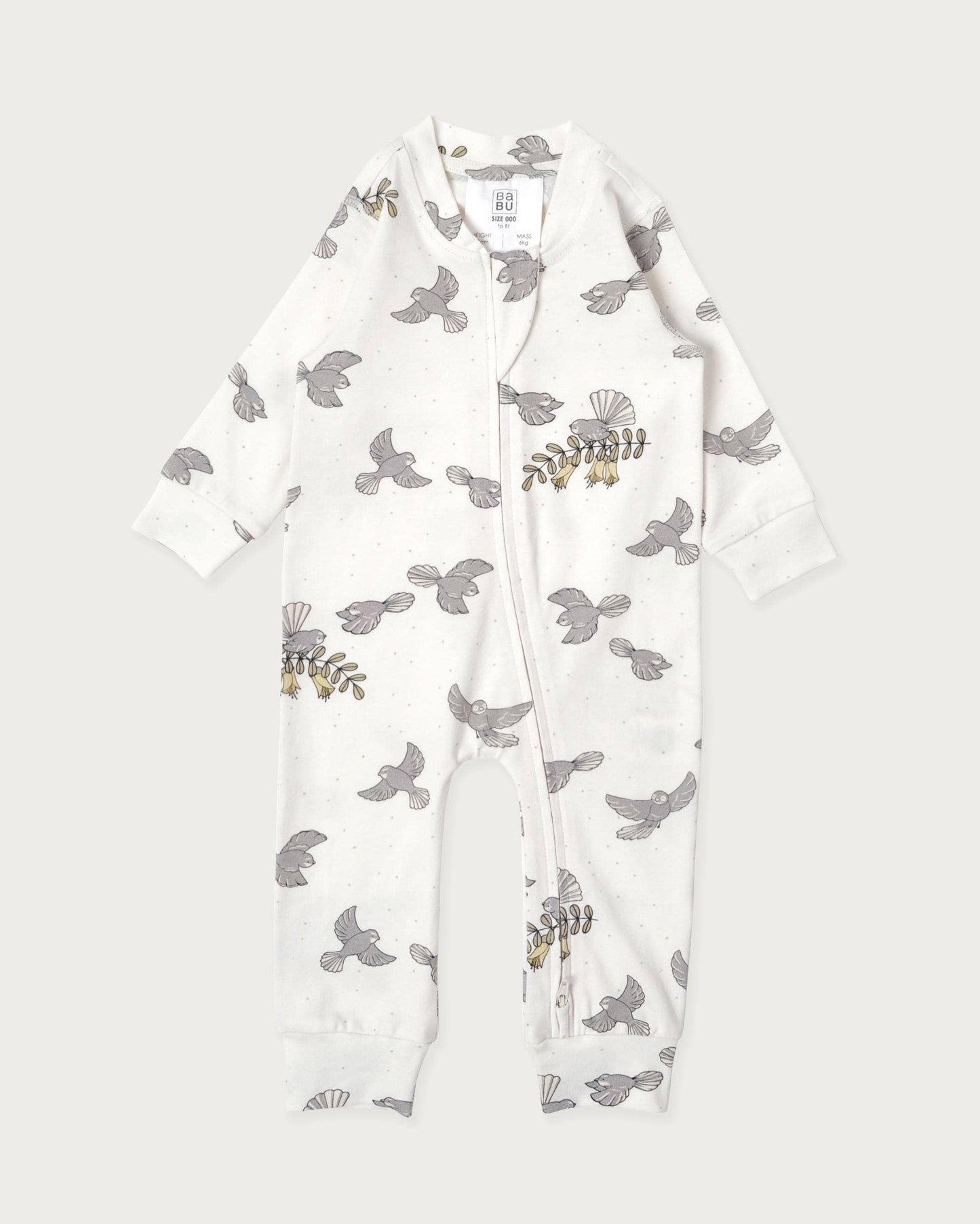 Organic Cotton Onesie - Piwakawaka