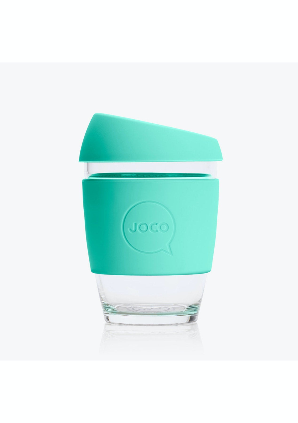 Joco Glass Travel Cup Vintage Green