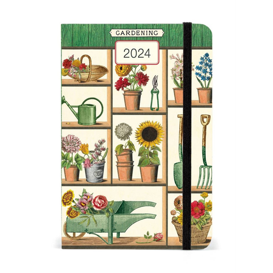 2024 Notebook Planner, Address & Diary Gardening