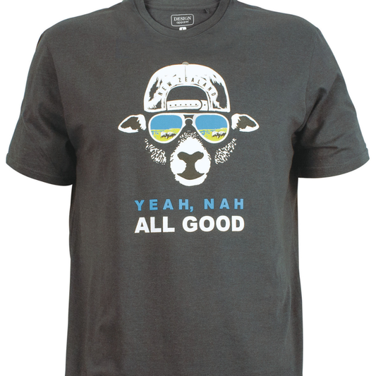 Cool Sheep Adults Tee Shirt Smoke