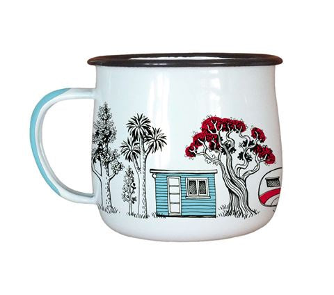Enamel Cup - Camping