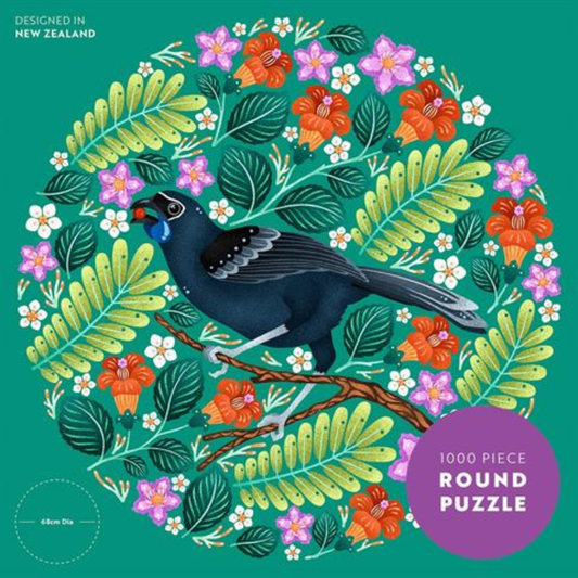 Catherine Marion Round Puzzle Kokako