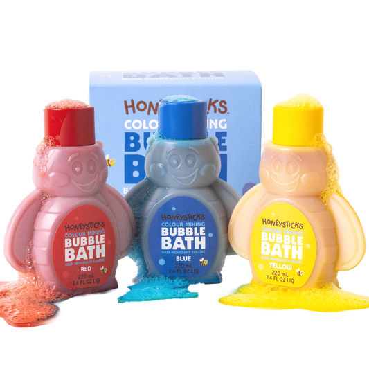 Honeysticks Bubble Bath Colour Mixing 3pk 220ml