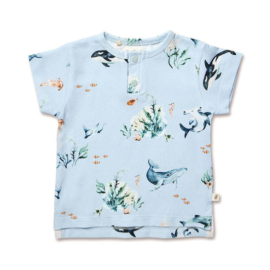 Blue Ocean Organic Short Sleeve Top