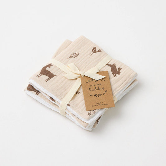 Wash Cloth Set of 2 - Woodlands