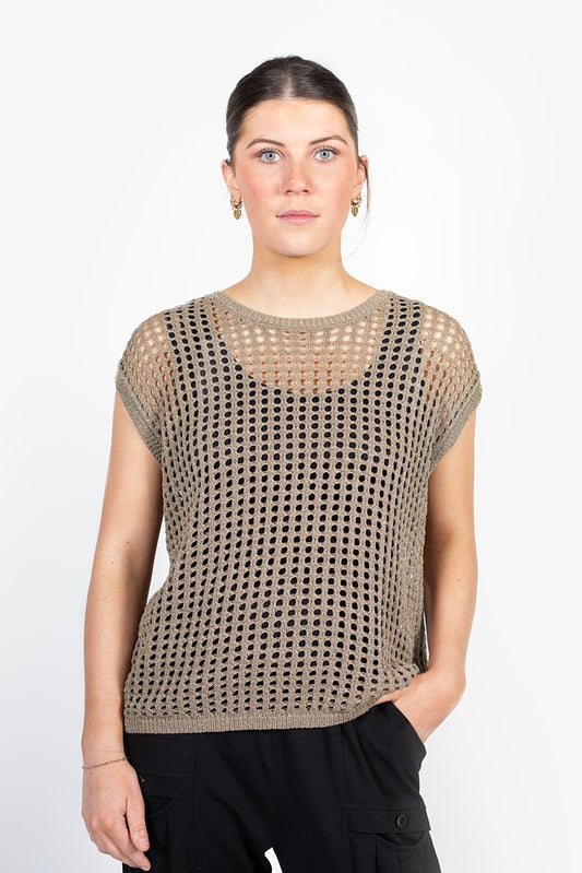 Antler Chelsea Vest-Moss Gold