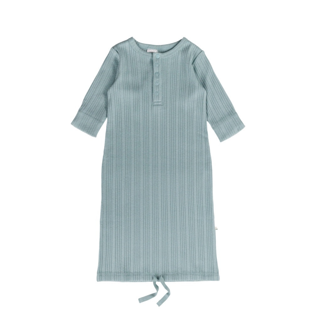 Woolbabe Henley Gown-Tidemarl