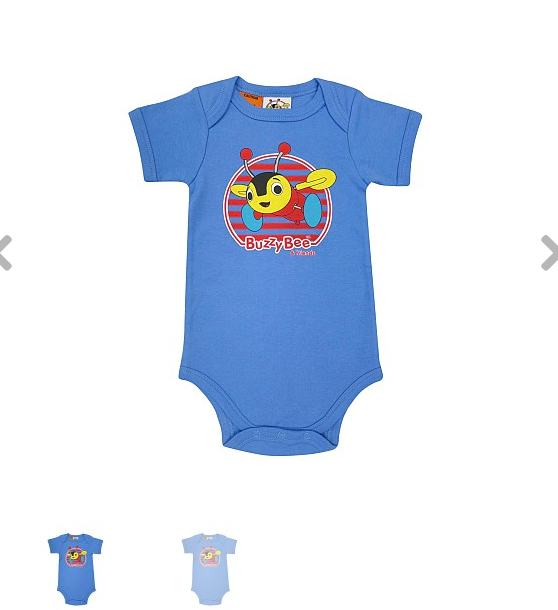 Buzzy Bee Bodysuit-Blue