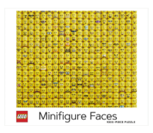 Lego Puzzle Minifigure Faces 1000 Piece