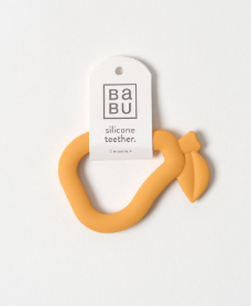 Silicone Teether - Apricot