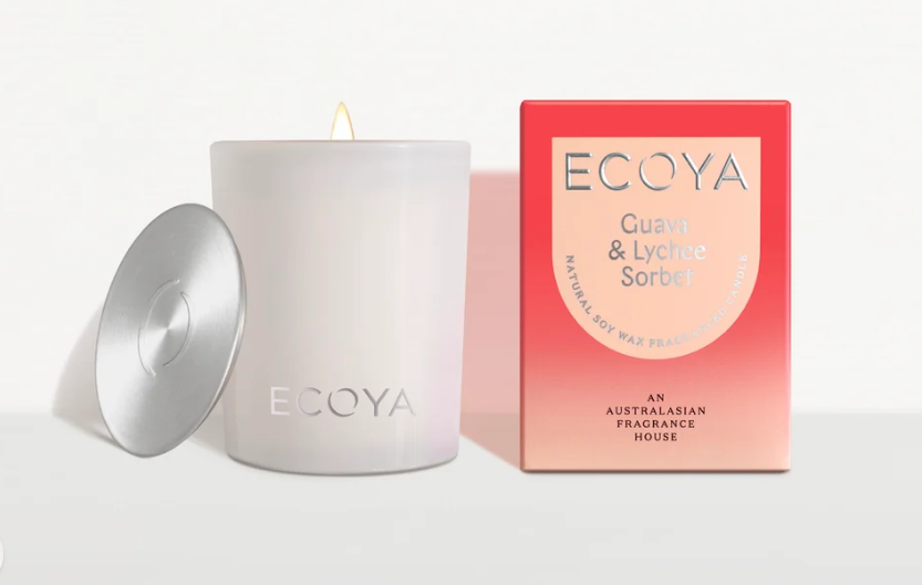 Ecoya Guava and Lychee Sorbet / 80g Candle