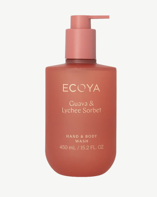 Ecoya Guava and Lychee Sorbet Hand and Body Wash 450 ml