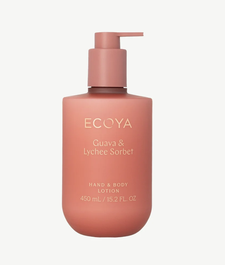 Ecoya Guava and Lychee Sorbet Hand and Body Lotion 450 ml