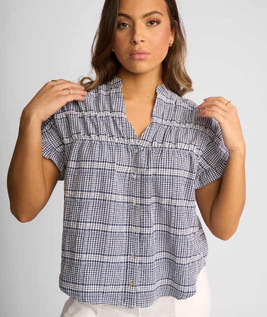 Knewe Addison Top-Ink Denim