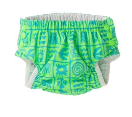 Green Swim Nappy