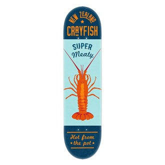 NZ Seafood Crayfish Skate Deck Art