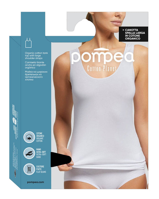 Cotton Planet Women's Wide Strap Singlet Vest