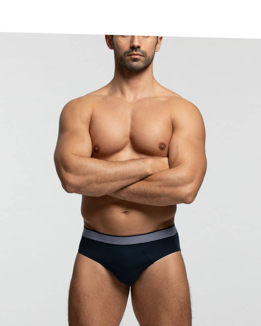 Cotton Planet Men's Organic Cotton Briefs with elasticated waistband