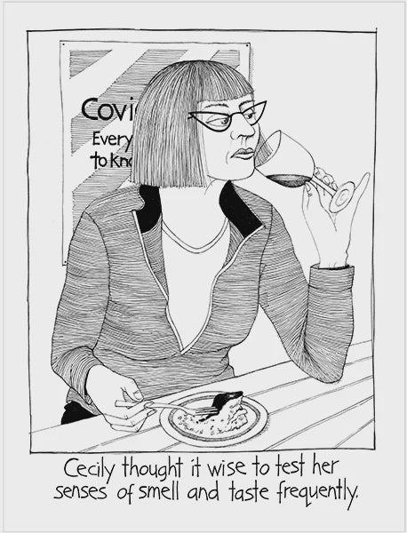 Cecily Tea Towel Sense of Smell