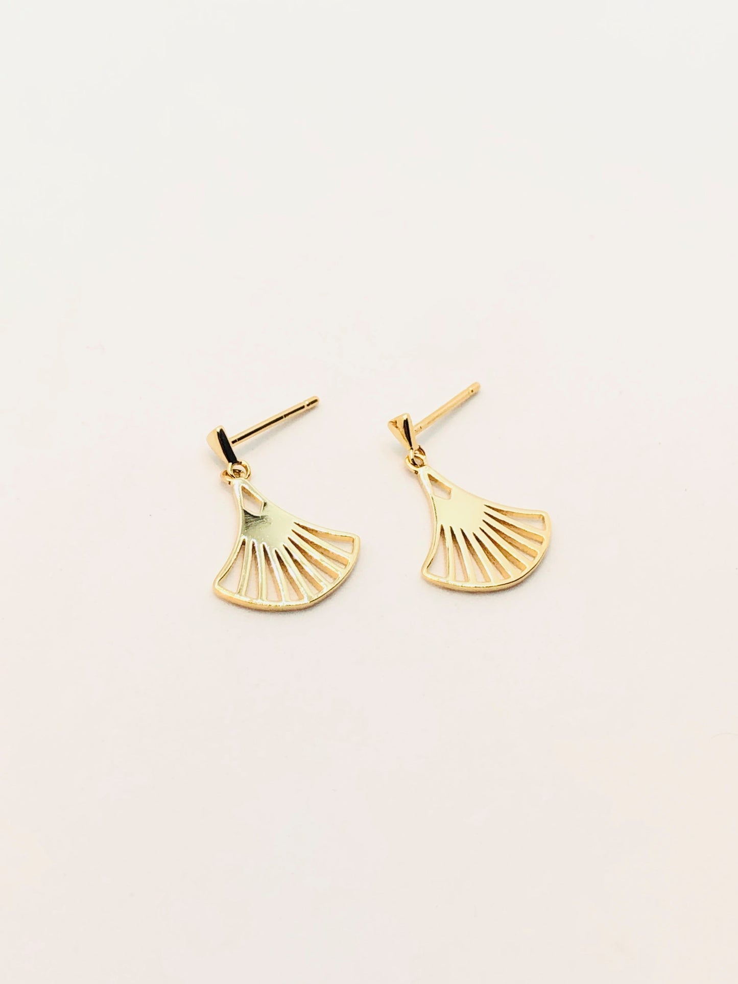18k Gold Earring - Le Fan