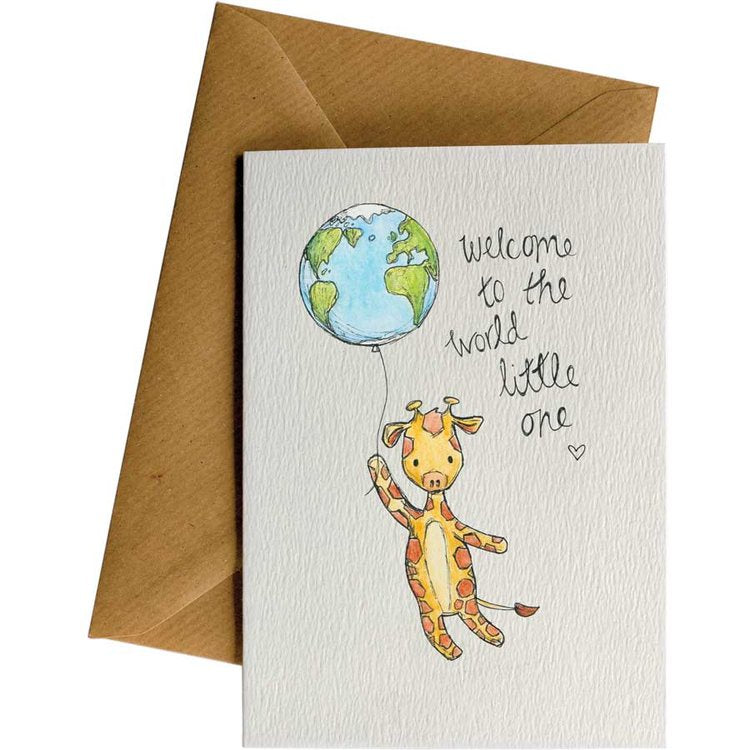 Little Difference Welcome Giraffe Card