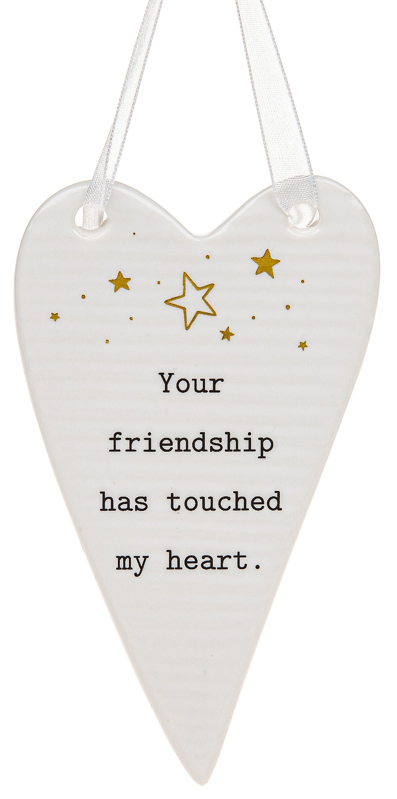 Ceramic Heart Plaque - Your Friendship