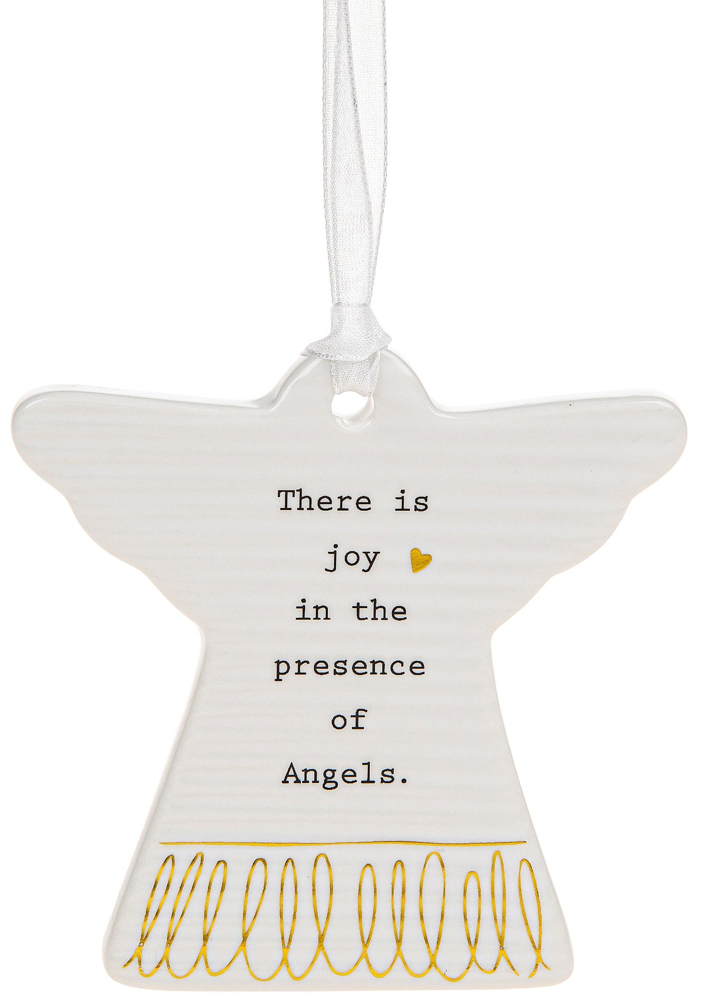 Ceramic Angel Plaque - Joy