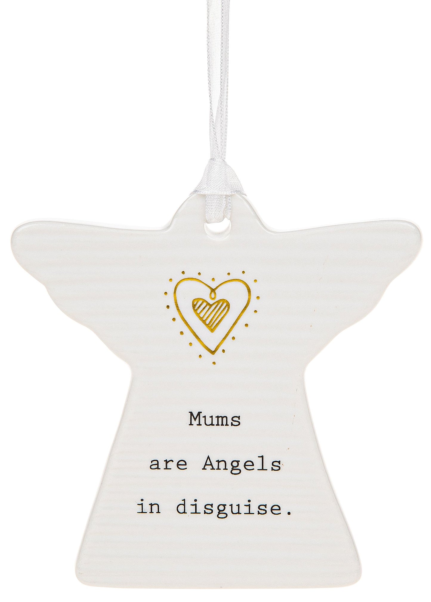 Ceramic Angel Plaque - Mums are Angels