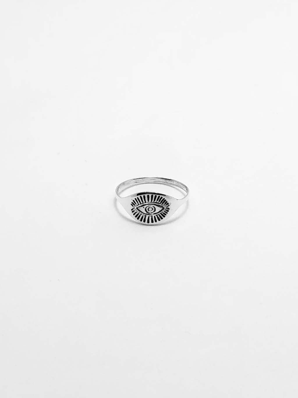 Sterling Silver Egyptian Eye Ring
