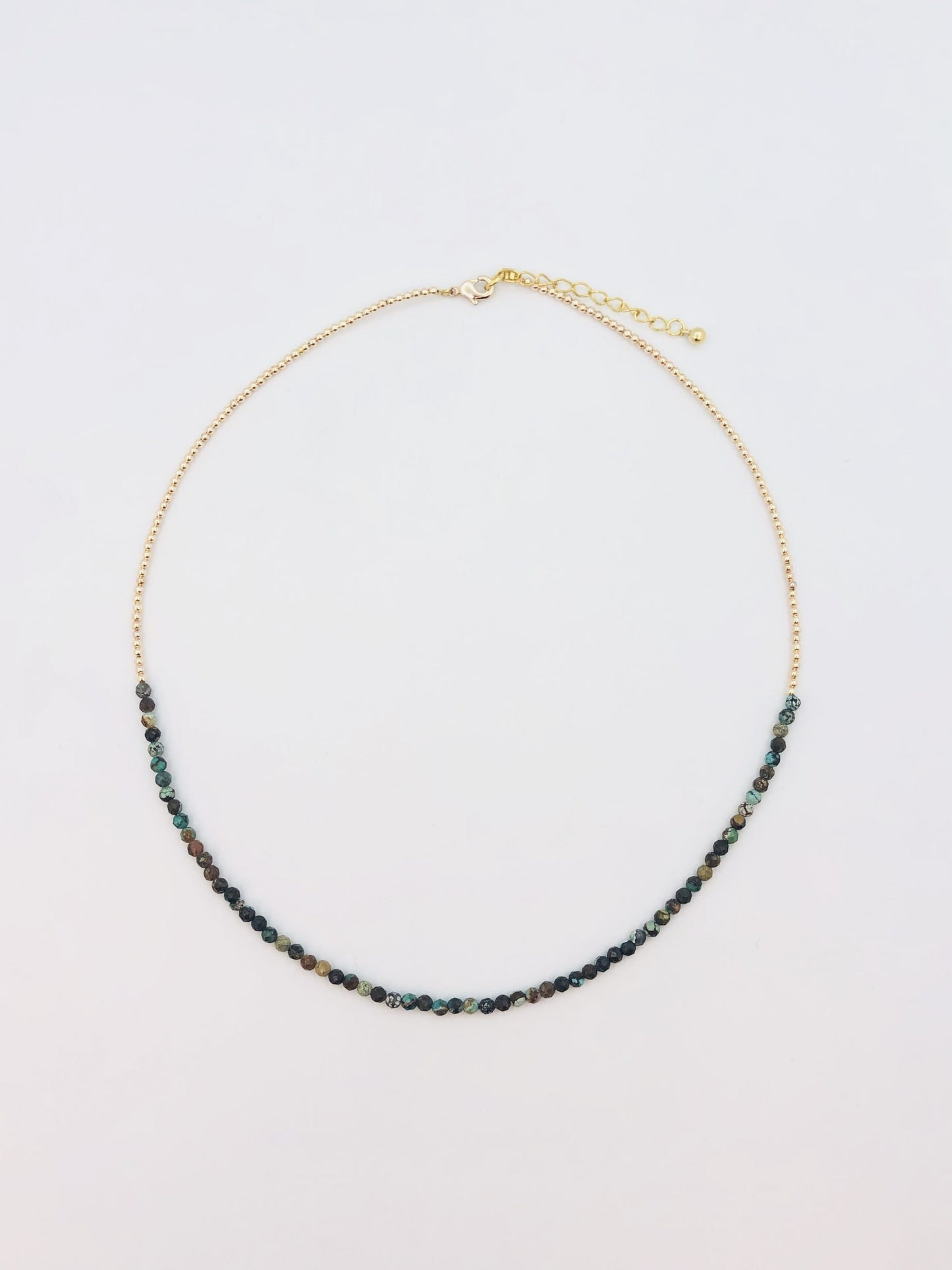 Fine Crystal Necklace - Turquoise