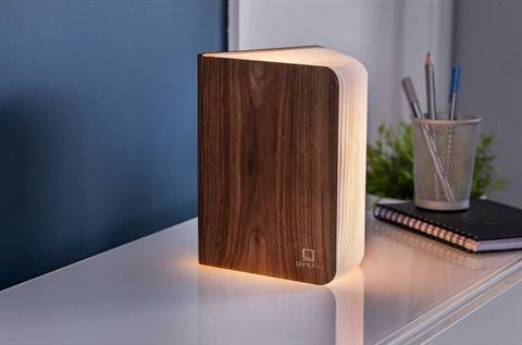 Smart LED Light Book - Walnut