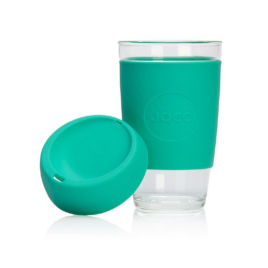 Joco Glass Travel Cup  Mint
