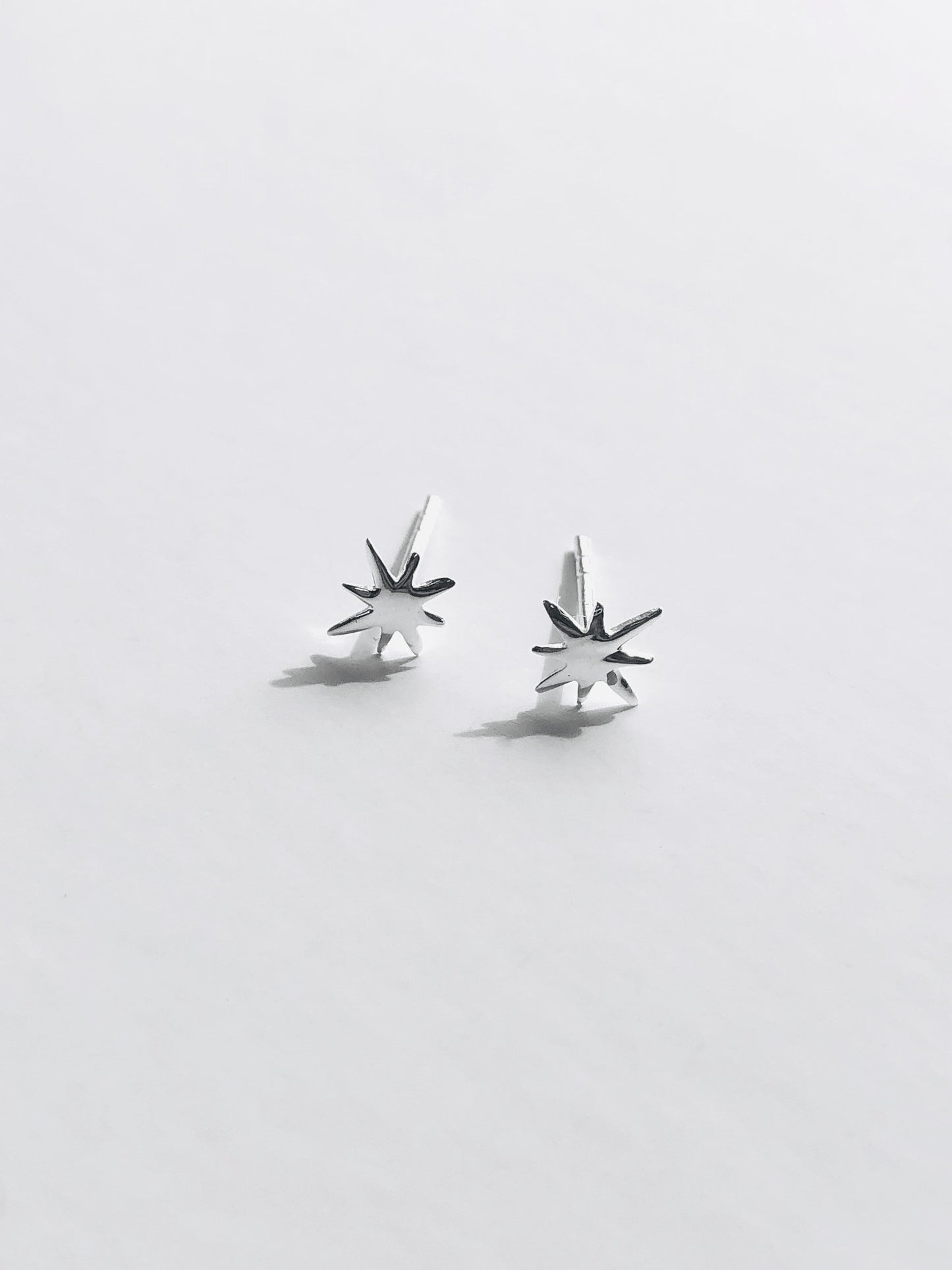 Sterling Silver Earrings - North Star Stud