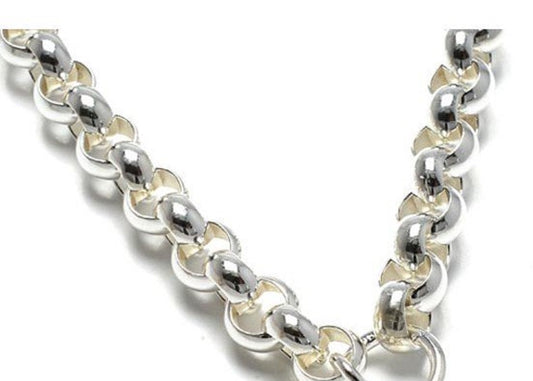 B3 Sterling Silver Belcher Chain Necklace
