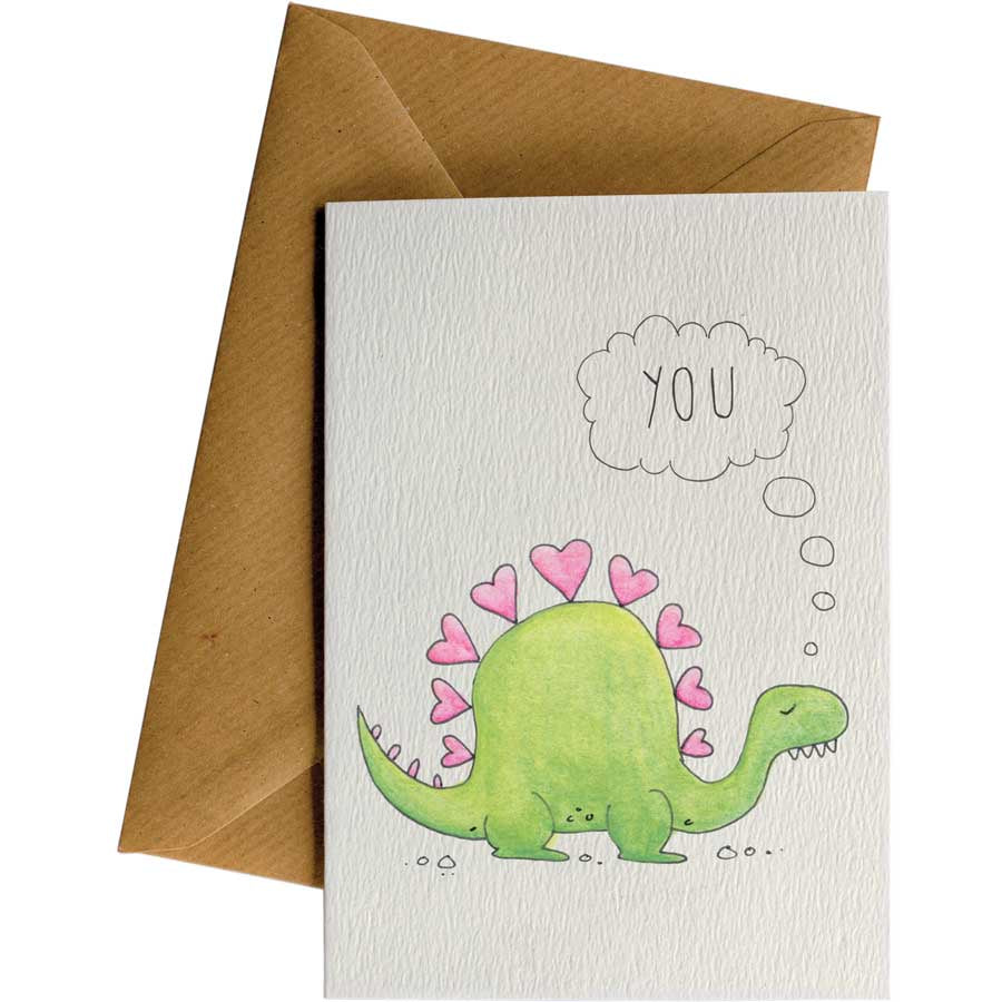 Little Difference Stegosaurus You Card