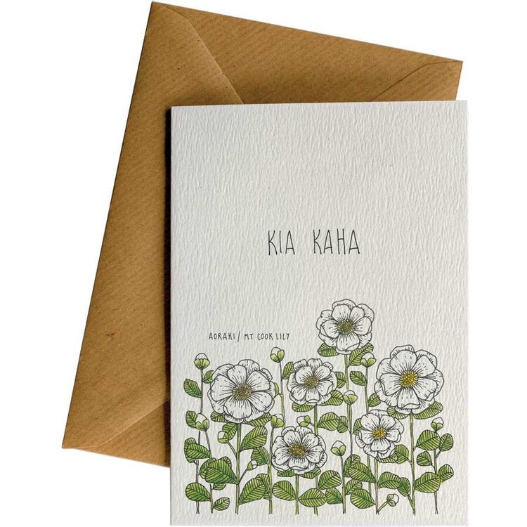 Little Difference Kia Kaha Lily Card