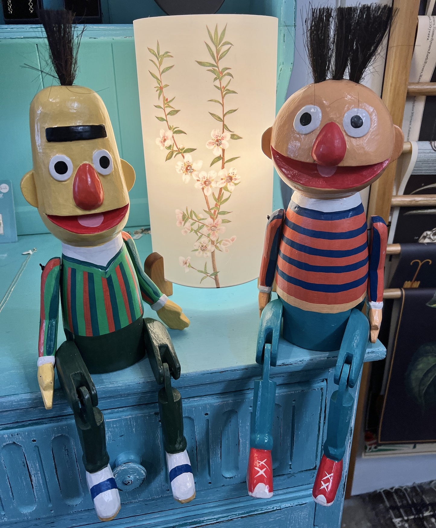 Sesame Street's Bert & Ernie Wooden Figurines